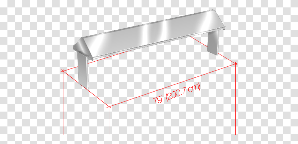Angled 1 Deck Display 2 Sided Front Edge Turn Up Unlighted Shelf, Blade, Weapon, Weaponry, Sink Faucet Transparent Png