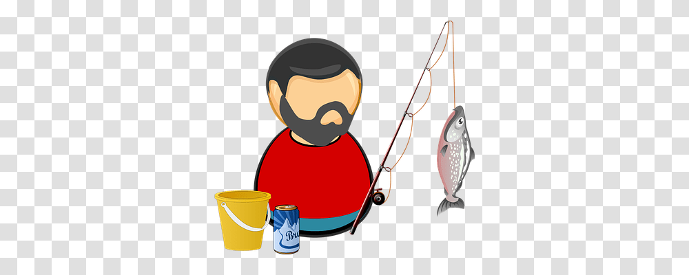 Angler Water, Bucket, Fishing, Leisure Activities Transparent Png