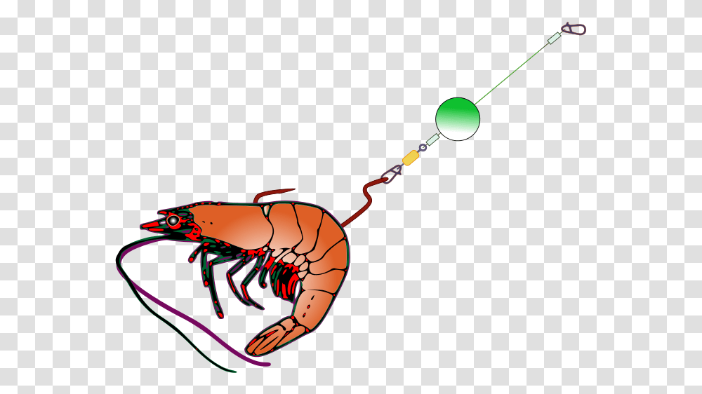 Angler Clipart Fishing Pole With Bait Clipart, Food, Seafood, Sea Life, Animal Transparent Png