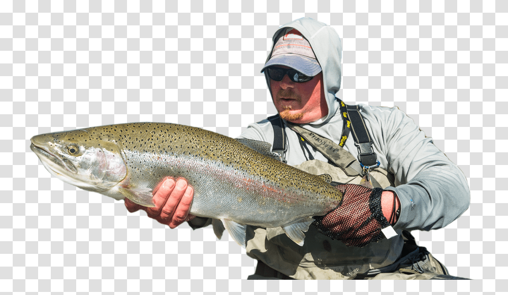 Angler Coastal Cutthroat Trout, Fish, Animal, Person, Human Transparent Png