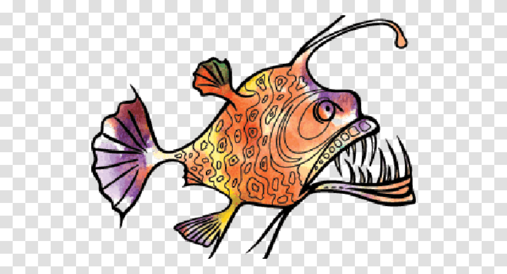 Anglerfish Clipart, Animal, Tattoo, Person, Skin Transparent Png