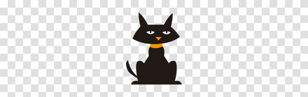 Angora Cat Geometric Illustration, Pet, Mammal, Animal, Black Cat Transparent Png