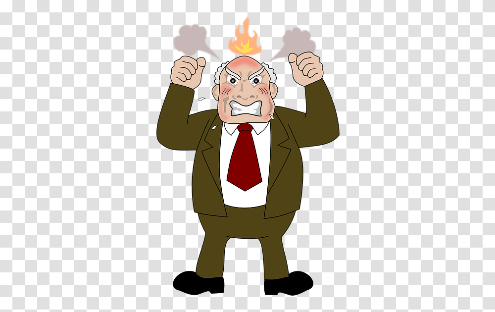 Angry Anger Temper Anger, Performer, Face, Elf, Tie Transparent Png