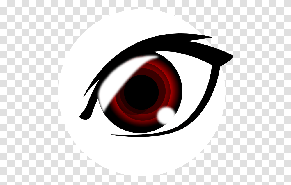 Angry Anime Eyes 1 Image Girl Red Eye Anime, Tape, Graphics, Art, Camera Transparent Png