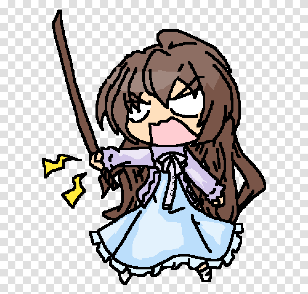 Angry Anime Girl Chibi, Outdoors, Drawing, Female Transparent Png