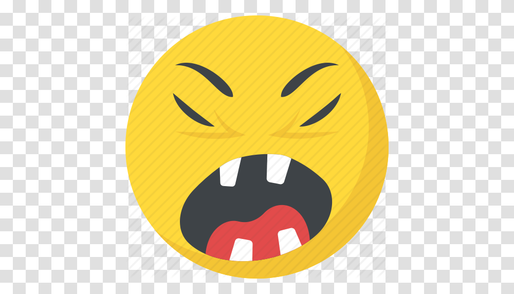 Angry Annoyed Emoji Sad Smiley Worried Icon, Outdoors, Pac Man, Mouth, Lip Transparent Png