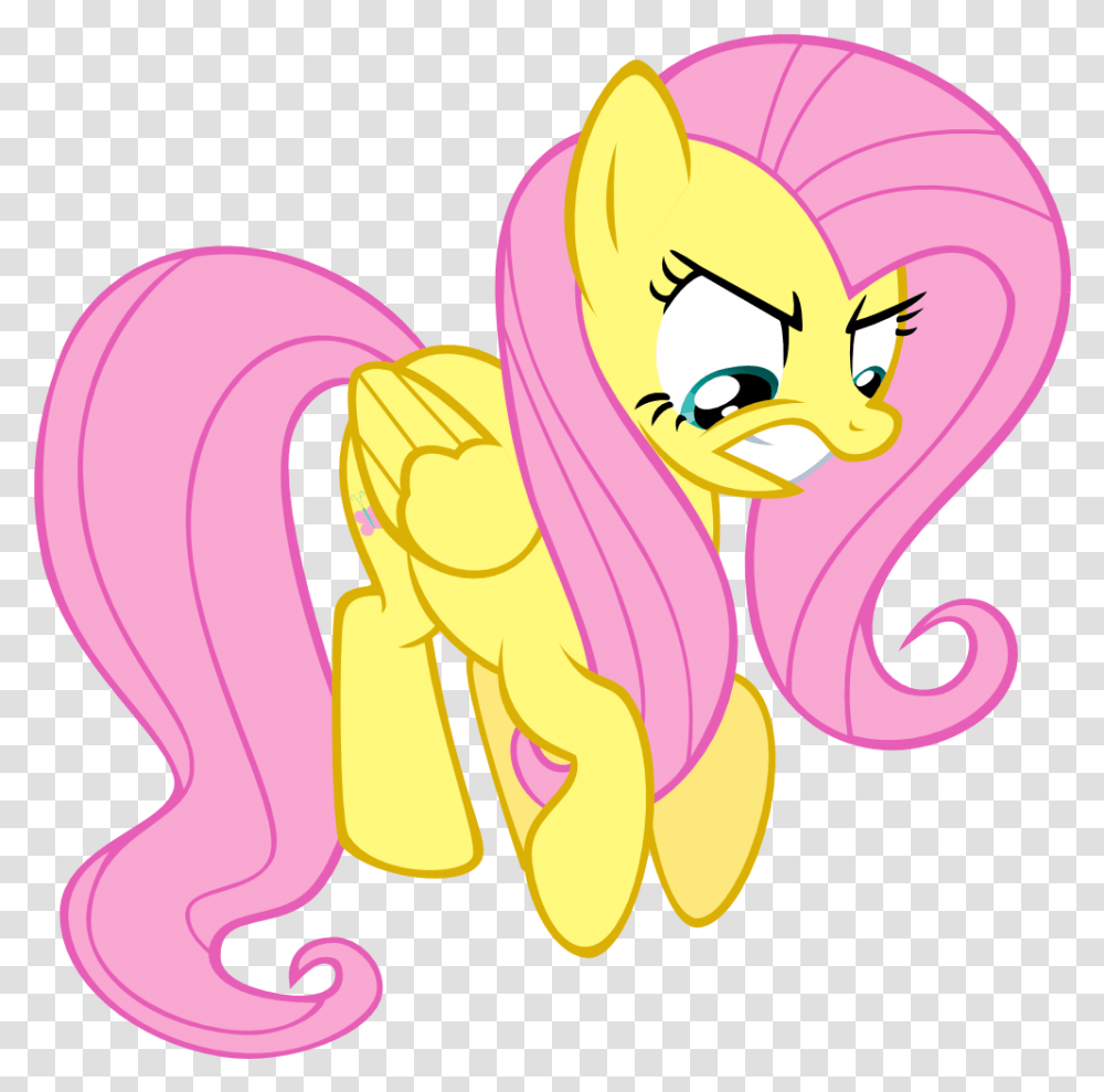 Angry Artistkopachris Fluttershy Safe Simple Angry Mlp Fluttershy Vector, Label, Graphics, Plant, Animal Transparent Png
