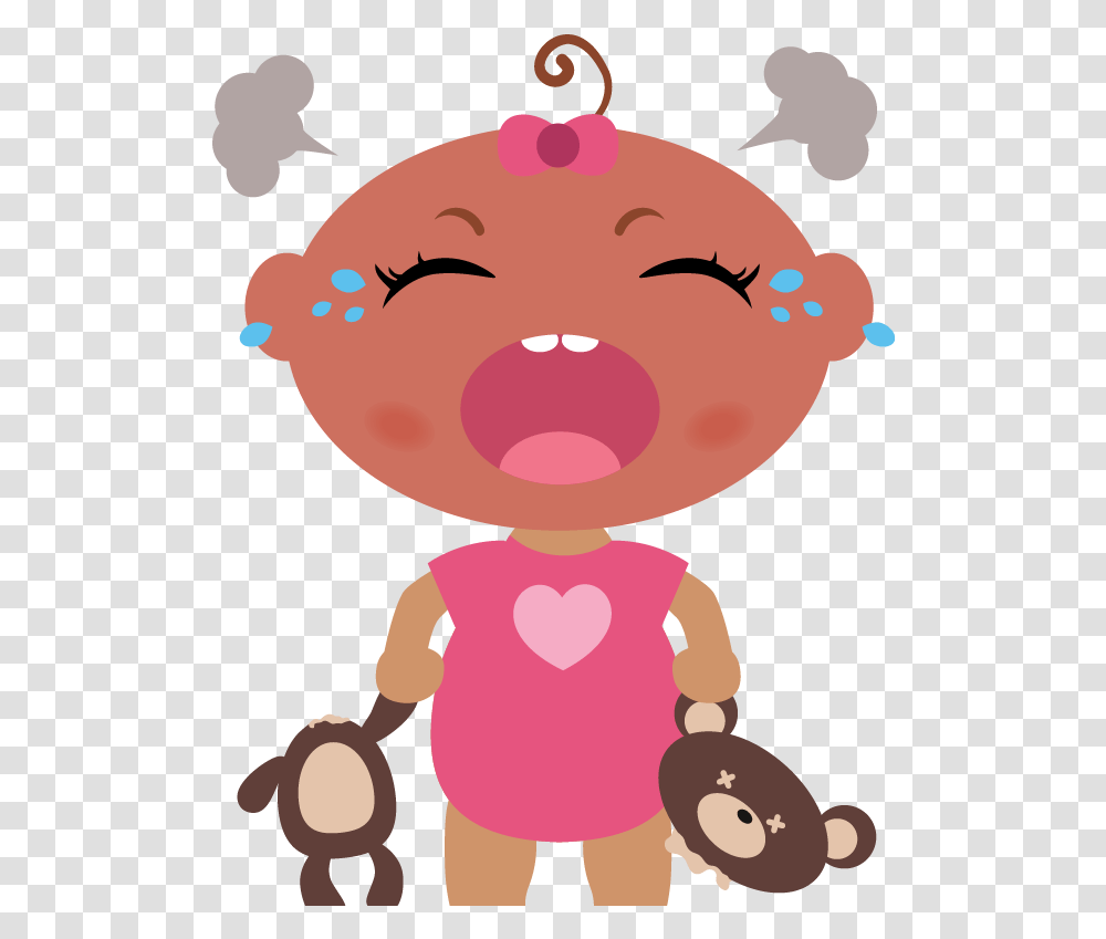 Angry Baby Crying Cartoon, Toy, Doll Transparent Png