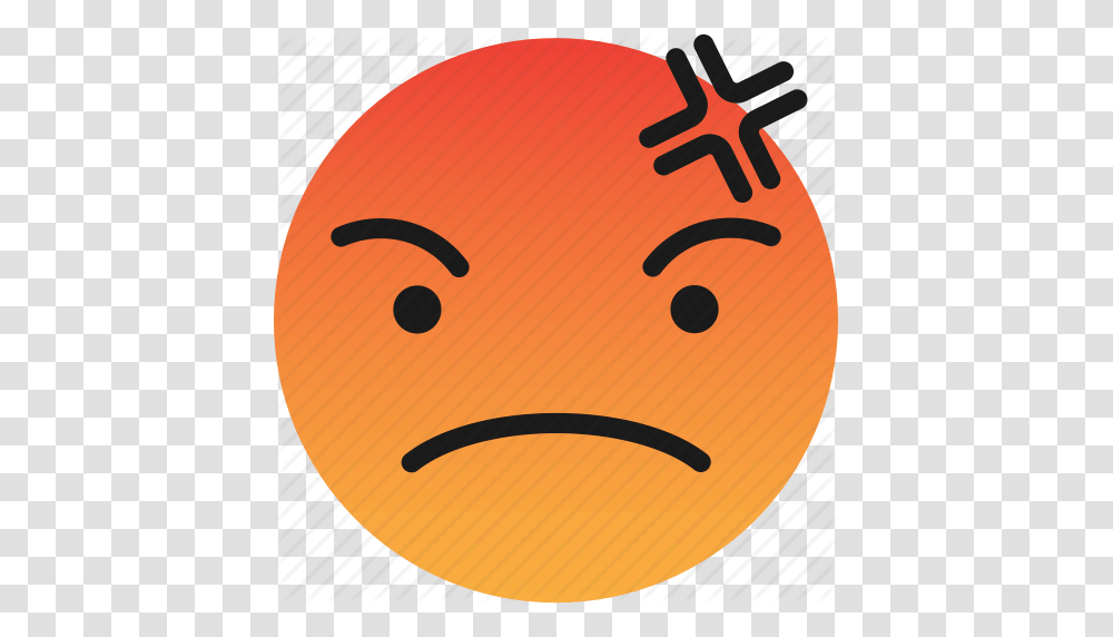 Angry Bad Emoji Emoticons Mean Icon, Label, Bowling, Outdoors Transparent Png