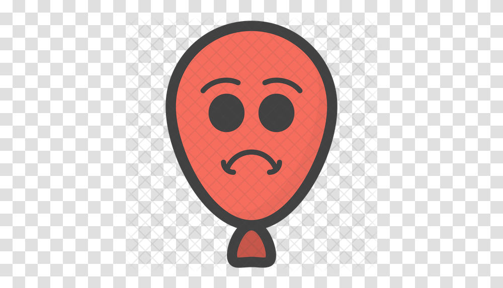 Angry Balloon Emoji Icon Of Dot, Symbol, Logo, Trademark, Road Sign Transparent Png