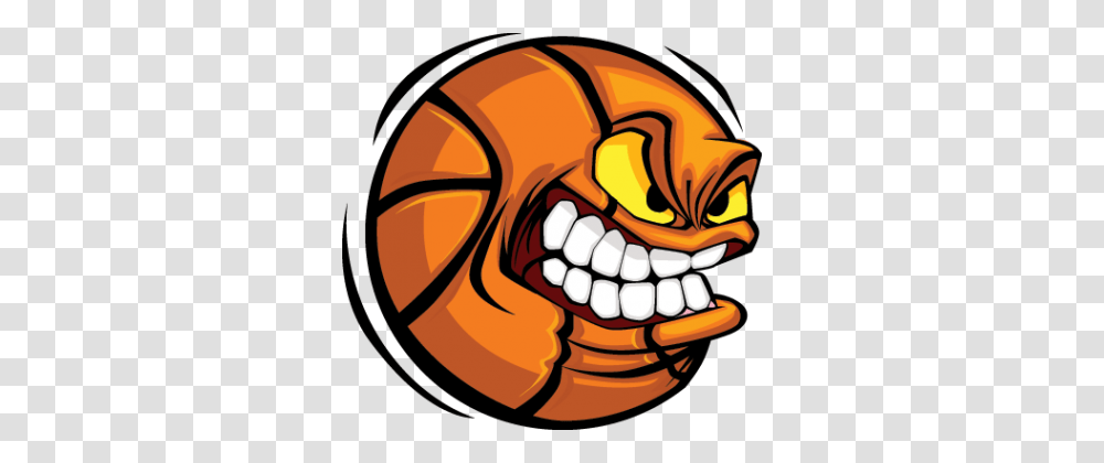 Angry Basketball, Teeth, Mouth, Helmet Transparent Png