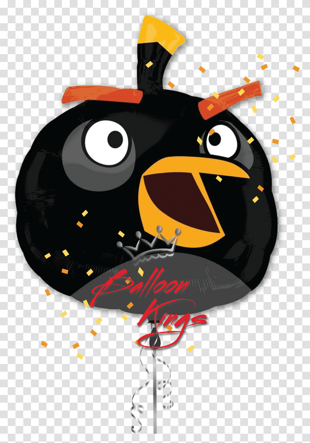 Angry Bird Angry Birds Black Bird, Poster, Advertisement Transparent Png