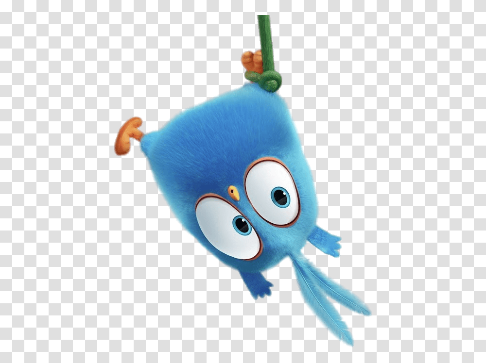 Angry Bird Blue Hanging Upside Down Trap A Geddos Angry Birds, Toy, Animal, Photography Transparent Png