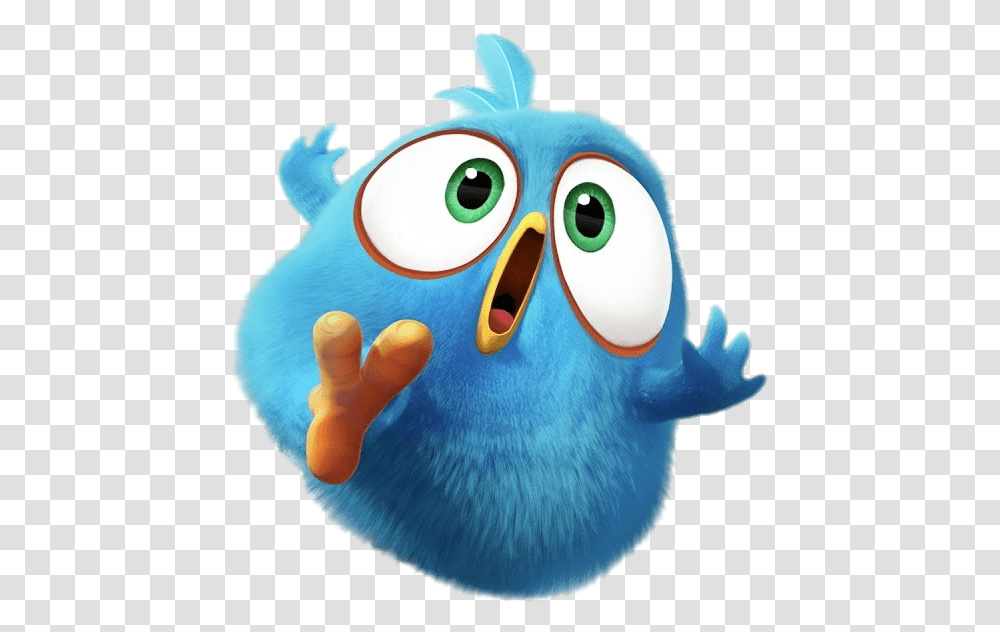 Angry Bird Blue Running Angry Bird Blue, Toy, Angry Birds, Animal Transparent Png