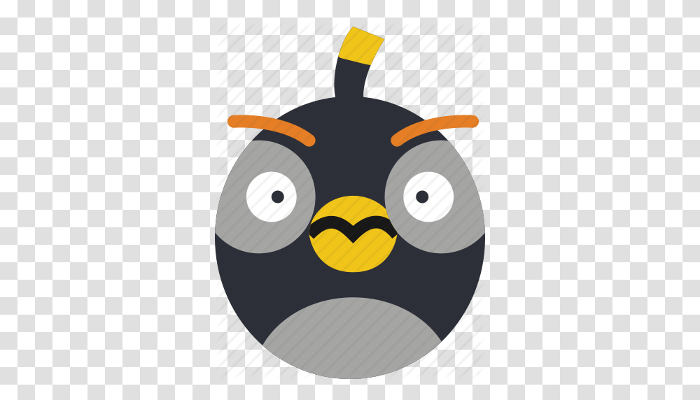 Angry Bird Bomb Game Gaming Play Icon Download On Iconfinder Happy, Cushion, Animal, Symbol, Pillow Transparent Png