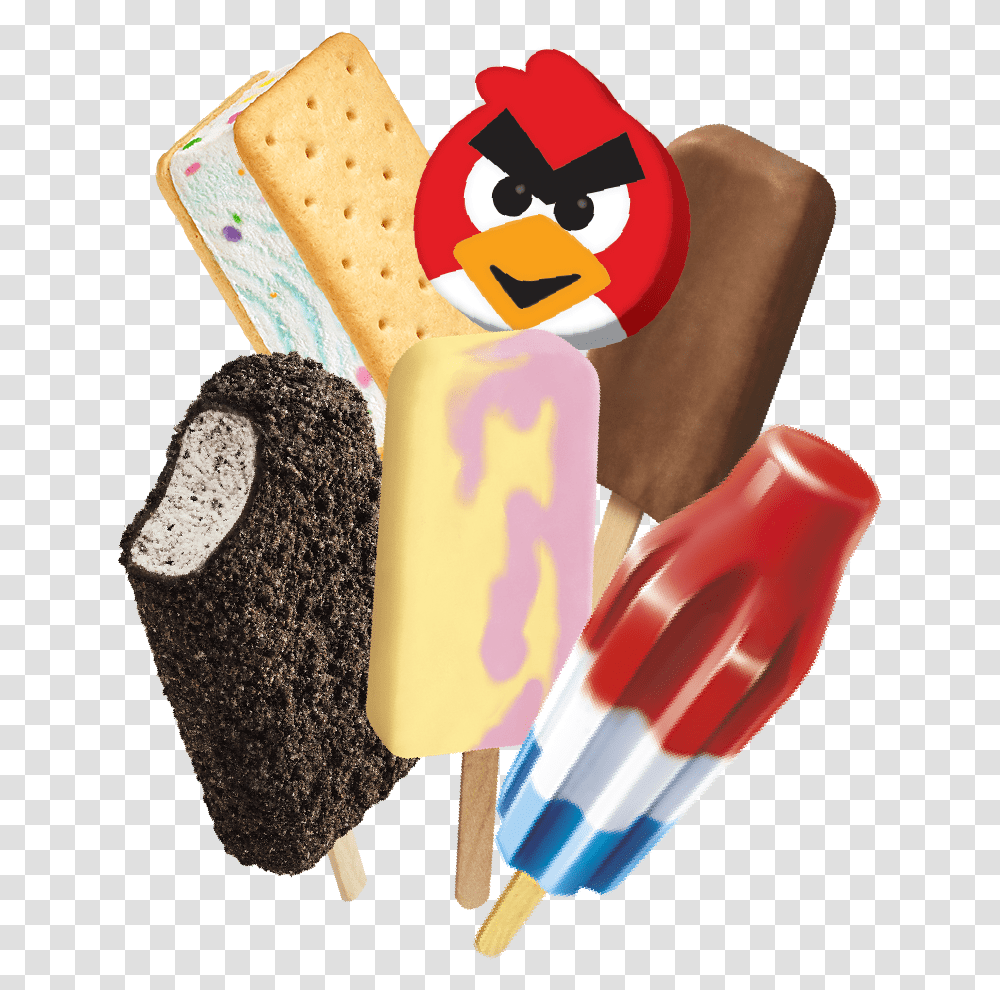 Angry Bird Ice Cream, Food, Bread, Ice Pop, Sweets Transparent Png