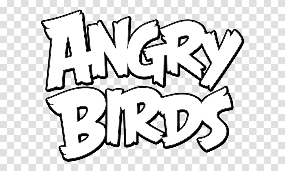 Angry Birds Angry Birds 2, Text, Label, Alphabet, Stencil Transparent Png