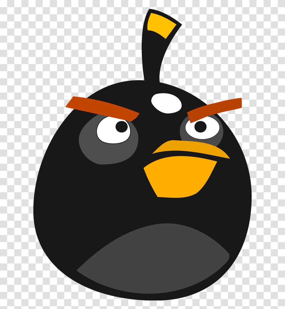 Angry Birds Angry Birds Bomb Bird Transparent Png