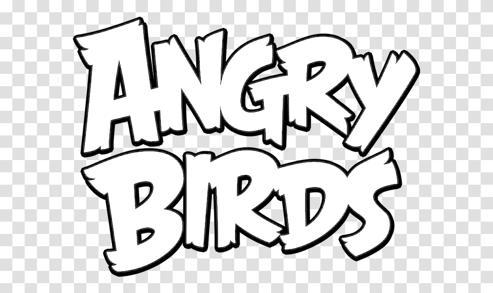 Angry Birds Angry Birds, Label, Stencil, Alphabet Transparent Png