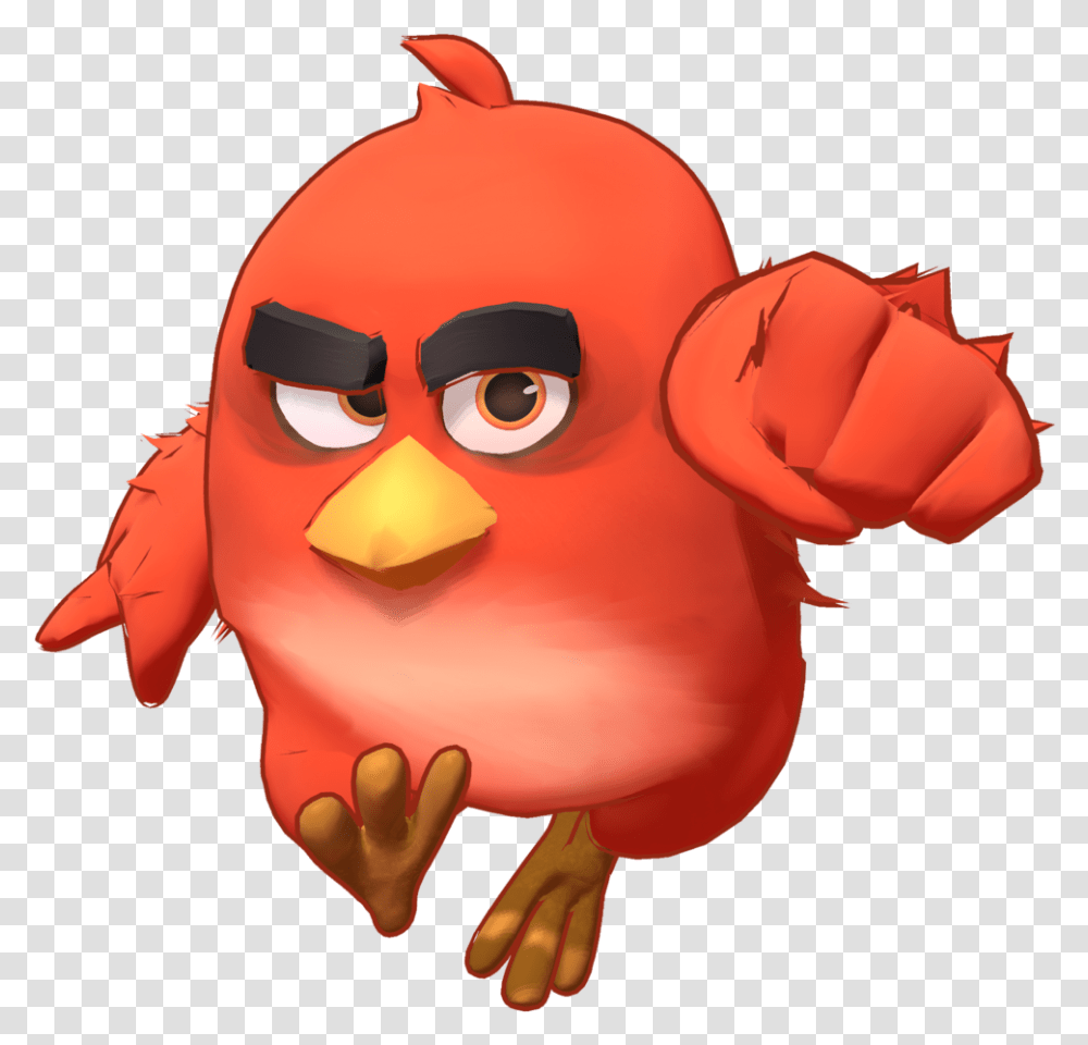 Angry Birds Art Real Life Red Red Angry Bird, Toy Transparent Png