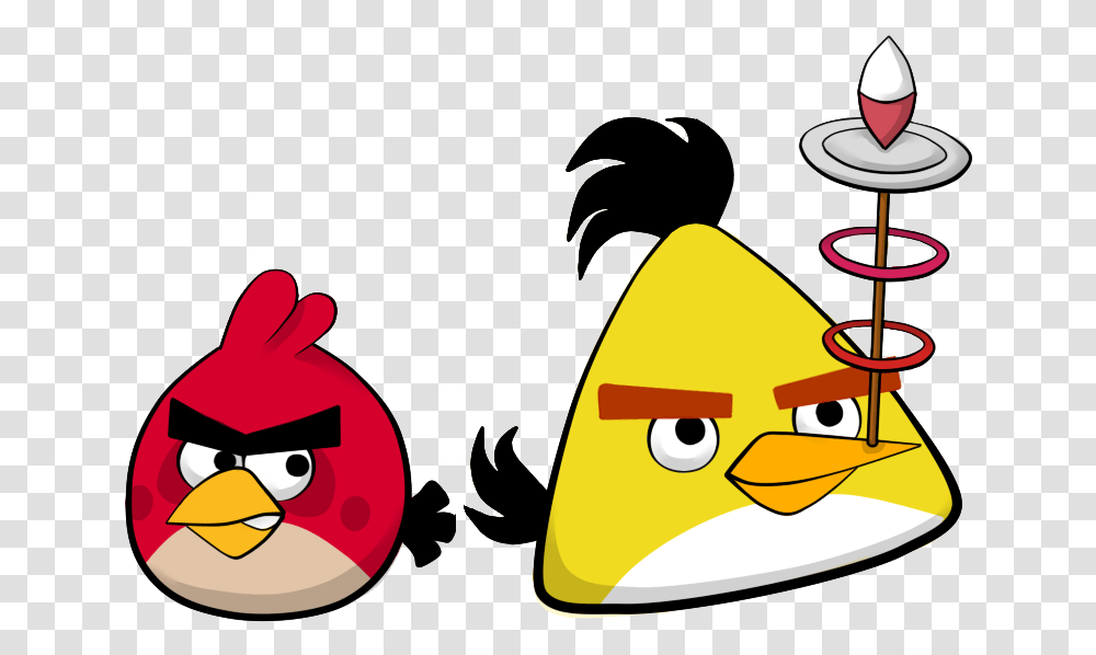 Angry Birds Art Red Yellow Chuck Angry Birds Red Transparent Png
