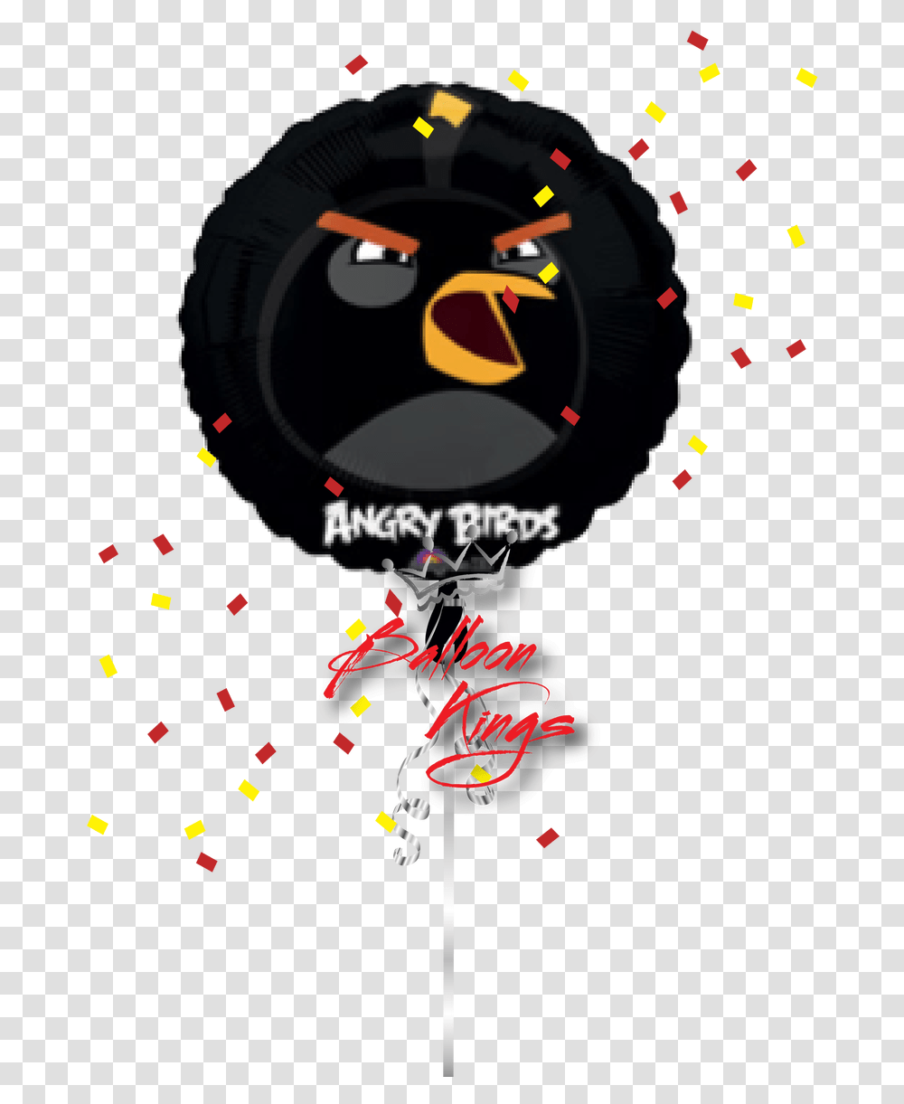 Angry Birds Black 45cm Angry Birds Black Bird Full Size Angry Birds Space, Helmet, Clothing, Apparel, Paper Transparent Png