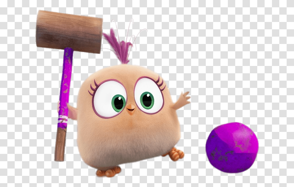 Angry Birds Blues Character Arianna Playing Cricket Angry Birds Blues Party, Toy, Hammer Transparent Png