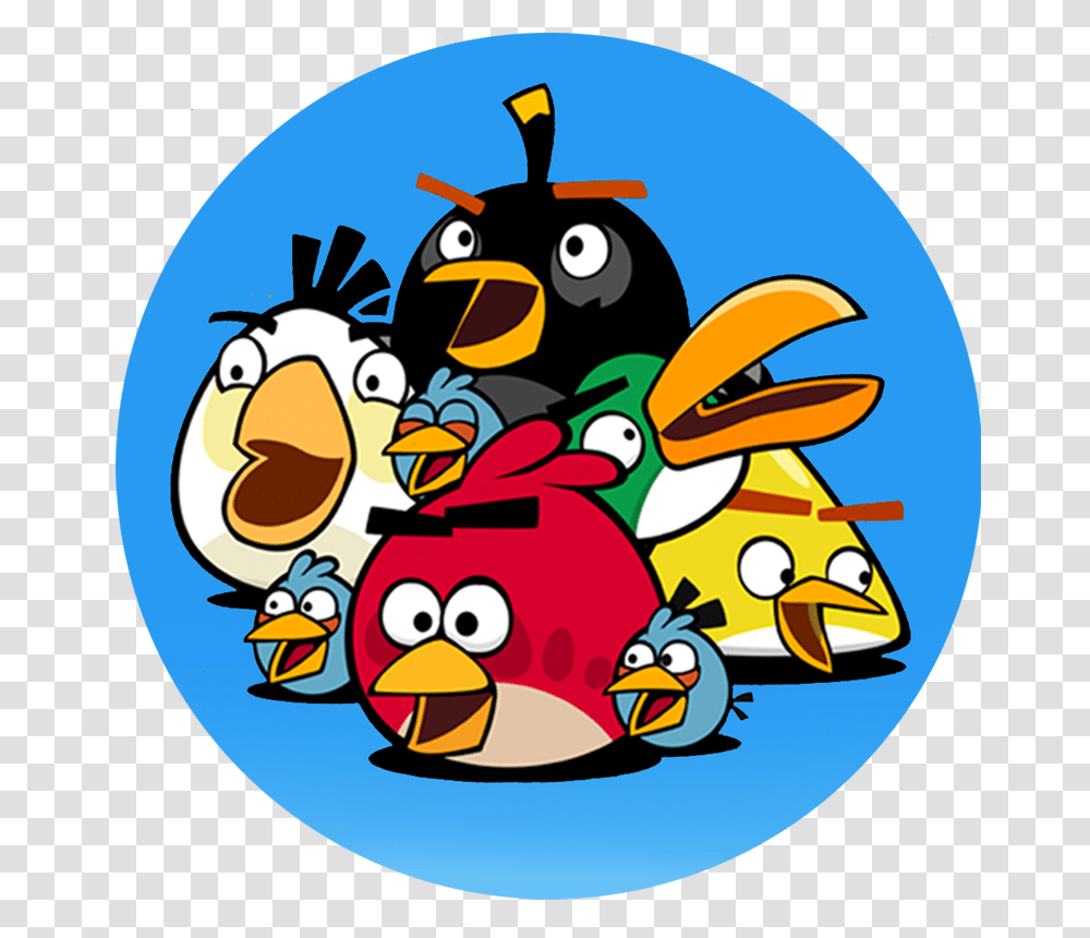 Angry Birds Clipart Download Angry Birds Cartoon, Animal, Poster, Advertisement Transparent Png