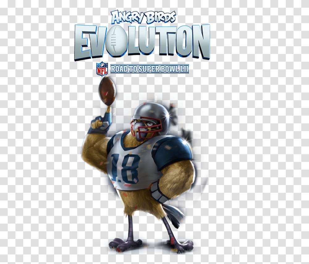Angry Birds Evolution Nfl, Helmet, Person, People Transparent Png