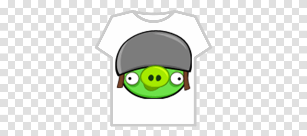 Angry Birds Helmet Pig 2nd Roblox T Shirt Roblox Gris, Clothing, Apparel, Hat, Text Transparent Png