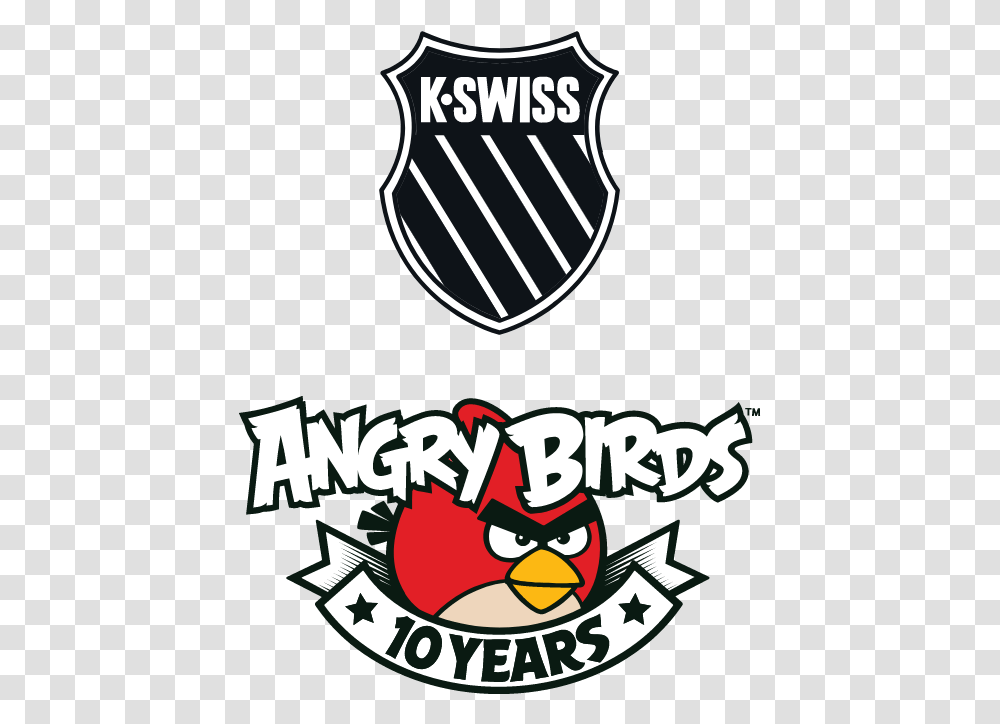 Angry Birds K Swiss Logo, Armor, Poster, Advertisement, Shield Transparent Png