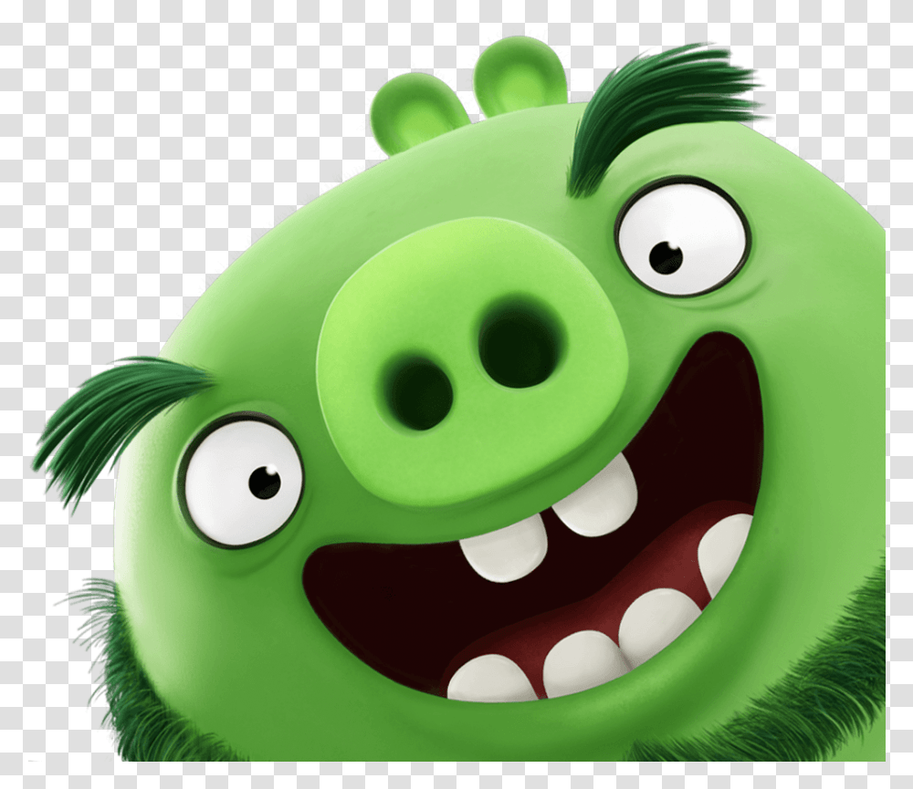 Angry Birds Pig Download Image Arts Angry Birds Movie Green Pig, Toy, Graphics, Plant Transparent Png