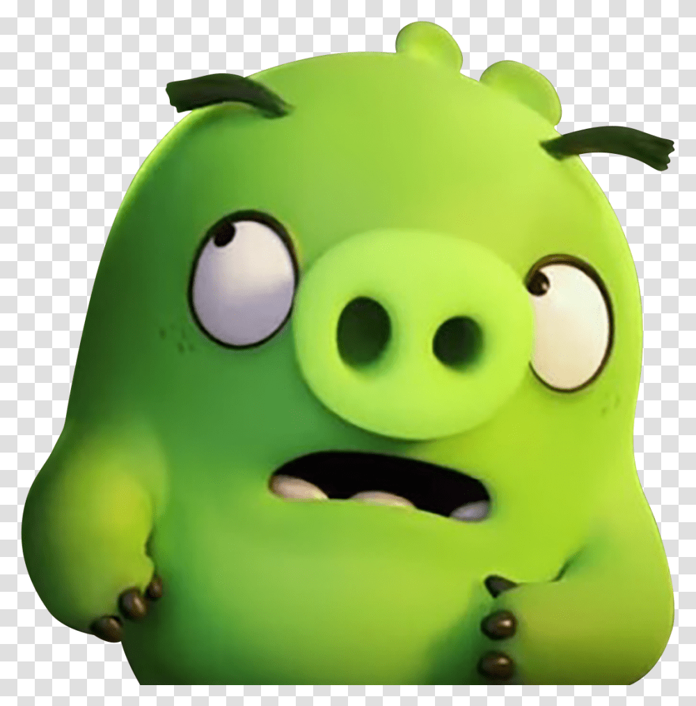 Angry Birds Pig Image Angry Birds 2, Toy, Green, Pac Man Transparent Png