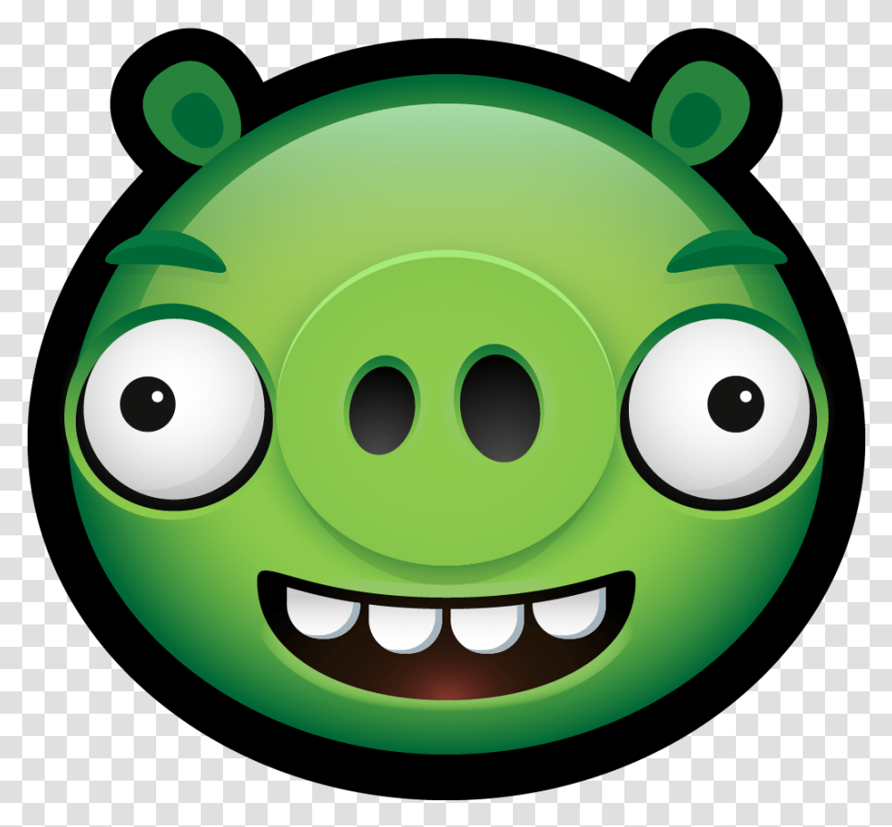 Angry Birds Pig Image Background Arts Pig Angry Birds Icon, Toy, Green, Bowling, Sphere Transparent Png