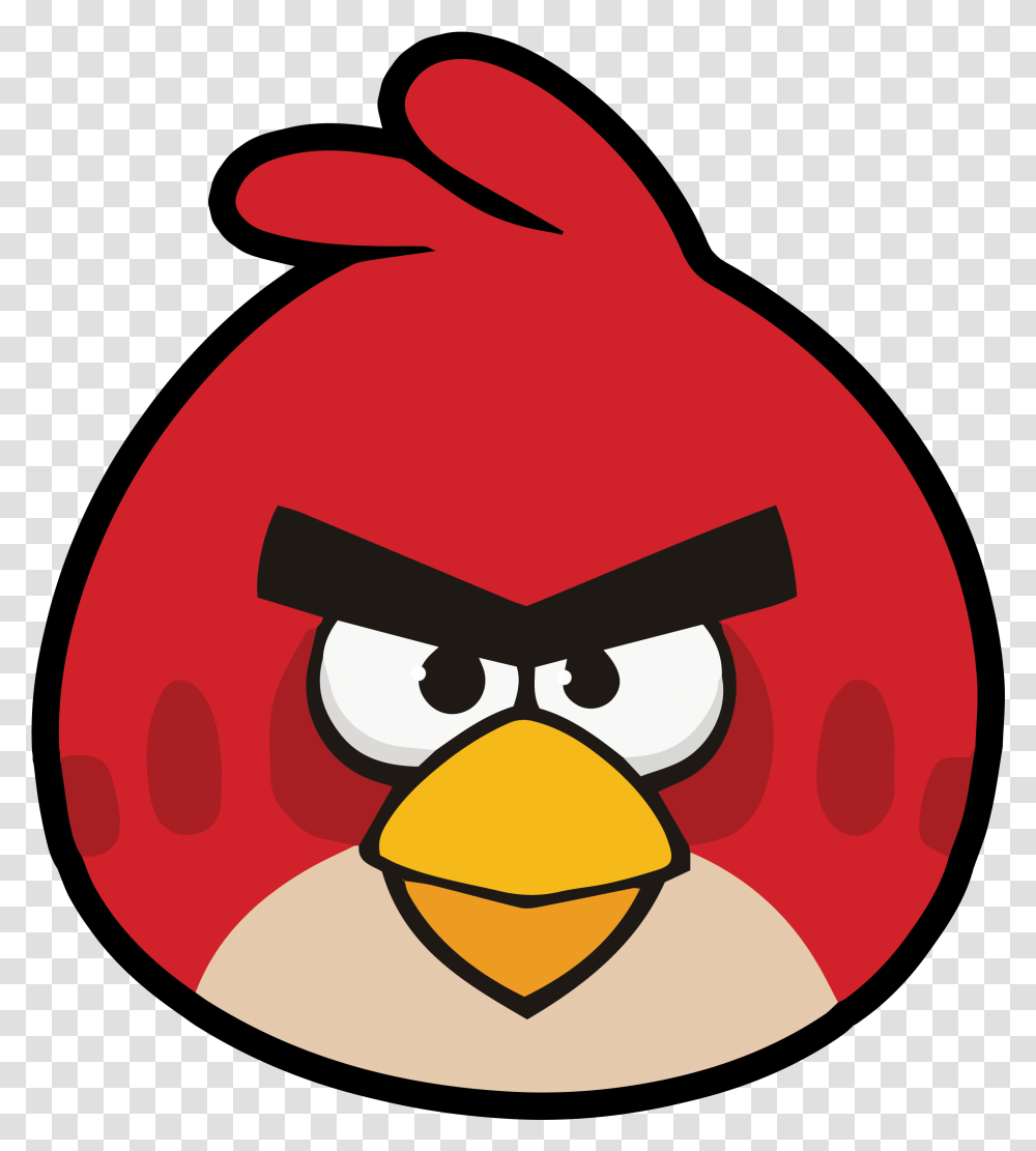 Angry Birds Red Image Red Cartoon Angry Birds Transparent Png