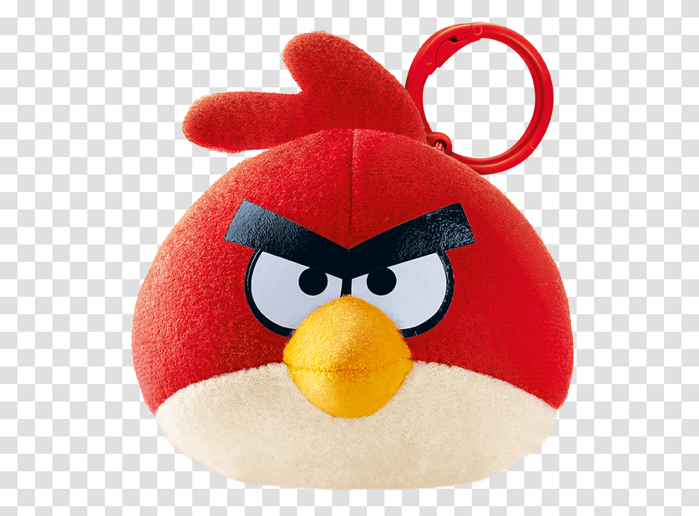 Angry Birds Red Keychain, Toy Transparent Png