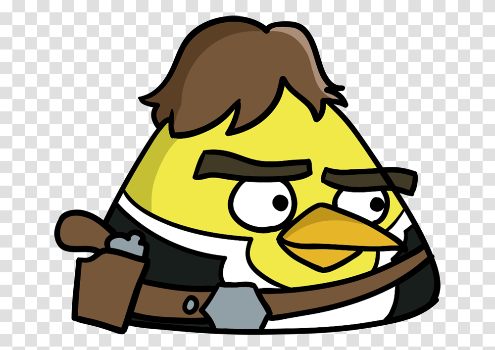 Angry Birds Star Wars The Force Awakens Han Solo Transparent Png