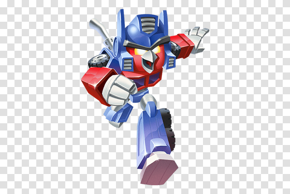 Angry Birds Transformers Will Pitch Autobirds Vs Deceptihogs Optimus Prime Angry Birds Transformers, Toy Transparent Png