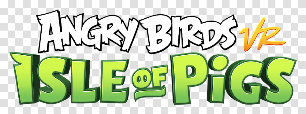 Angry Birds Vr Isle Of Pigs Game Ps4 Playstation Angry Birds 2, Label, Text, Alphabet, Plant Transparent Png