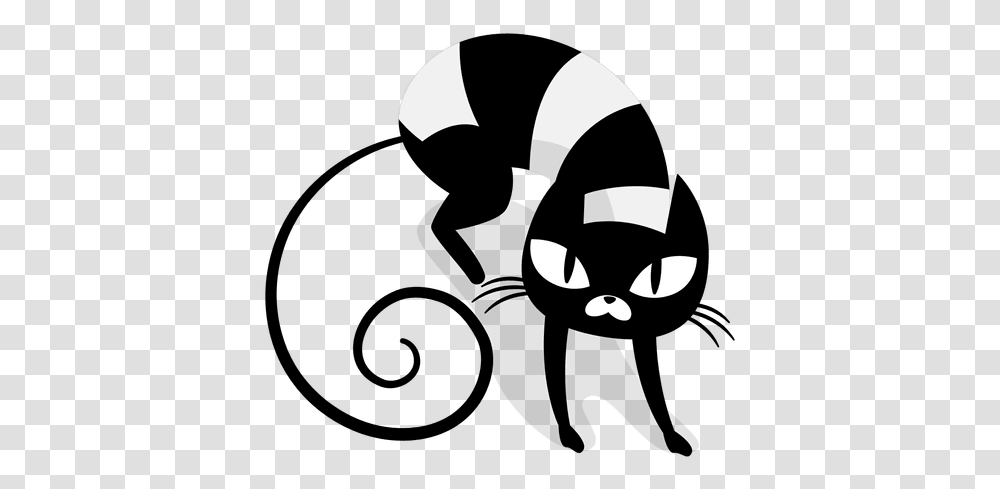 Angry Black Cat Cartoon Dibujos De Gatos Enojados, Axe, Tool, Pet, Mammal Transparent Png