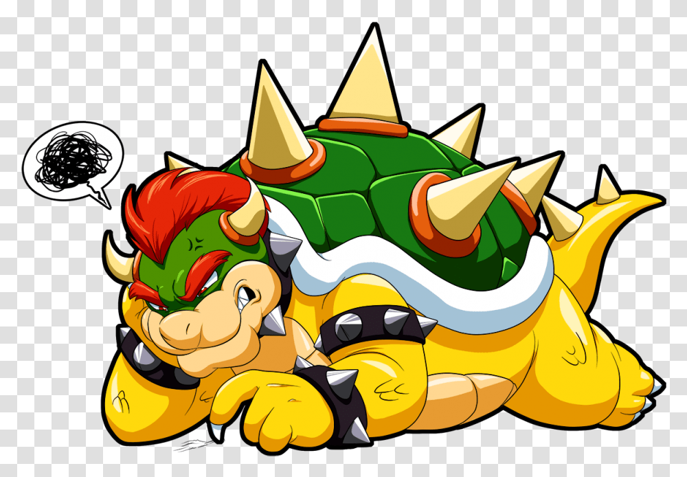 Angry Bowser - Weasyl Bowser Angry, Clothing, Apparel, Hat, Party Hat Transparent Png