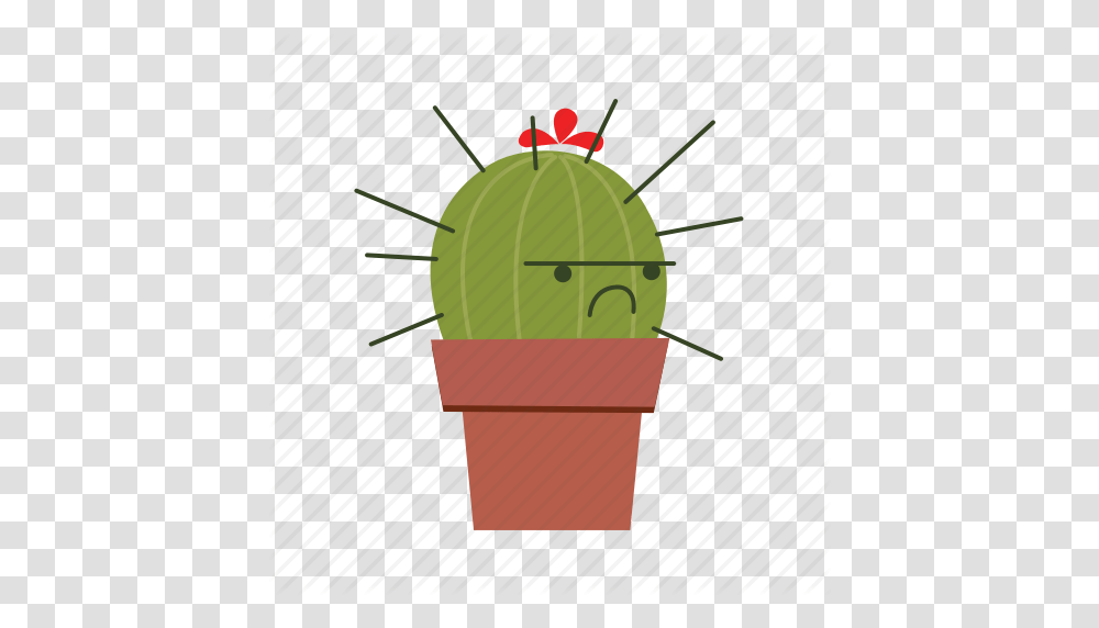 Angry Cactus Mad Icon, Plant, Toy, Green, Diagram Transparent Png