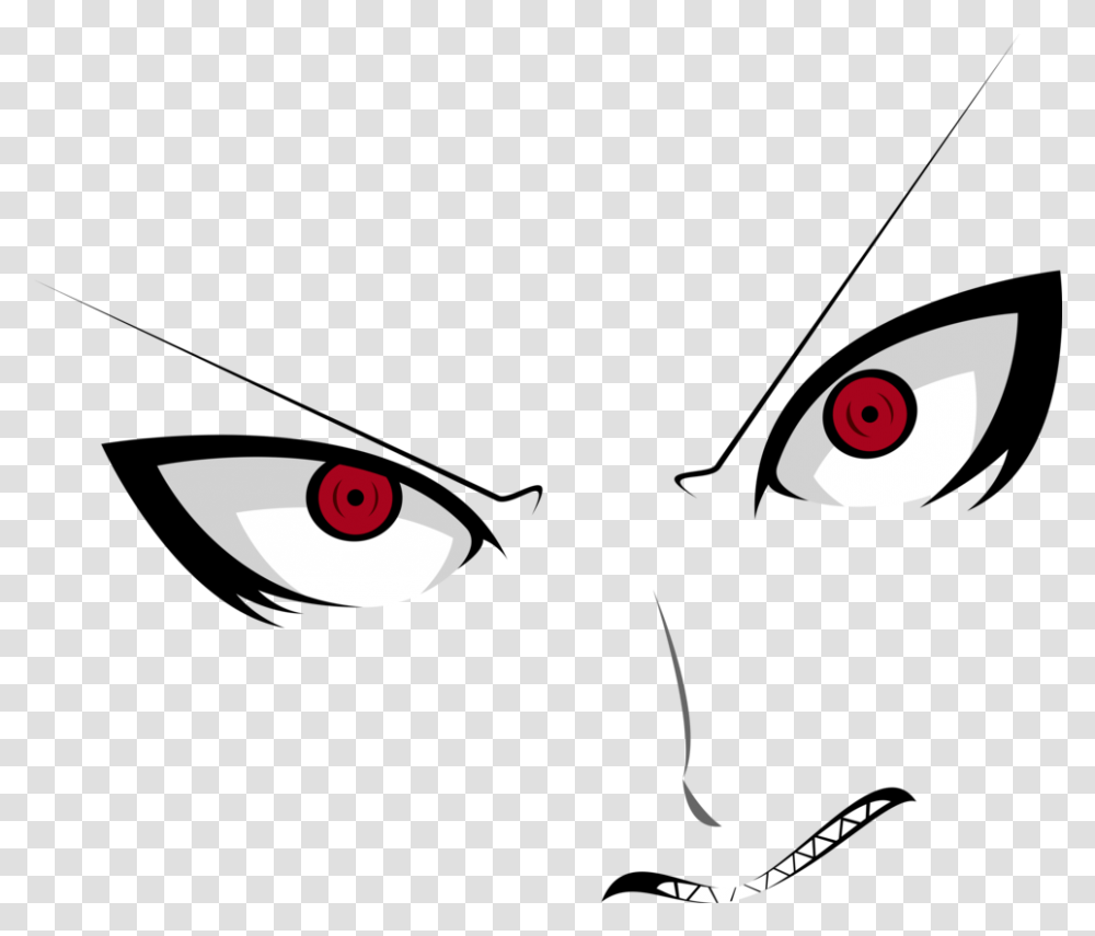 Angry Cartoon Eyes Angry Anime Face, Pet, Animal, Black Cat, Mammal Transparent Png