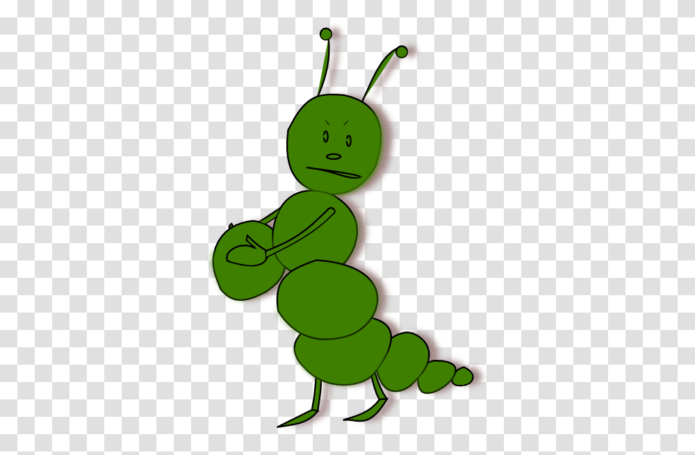 Angry Caterpillar Clip Art, Green, Plant, Fruit, Food Transparent Png