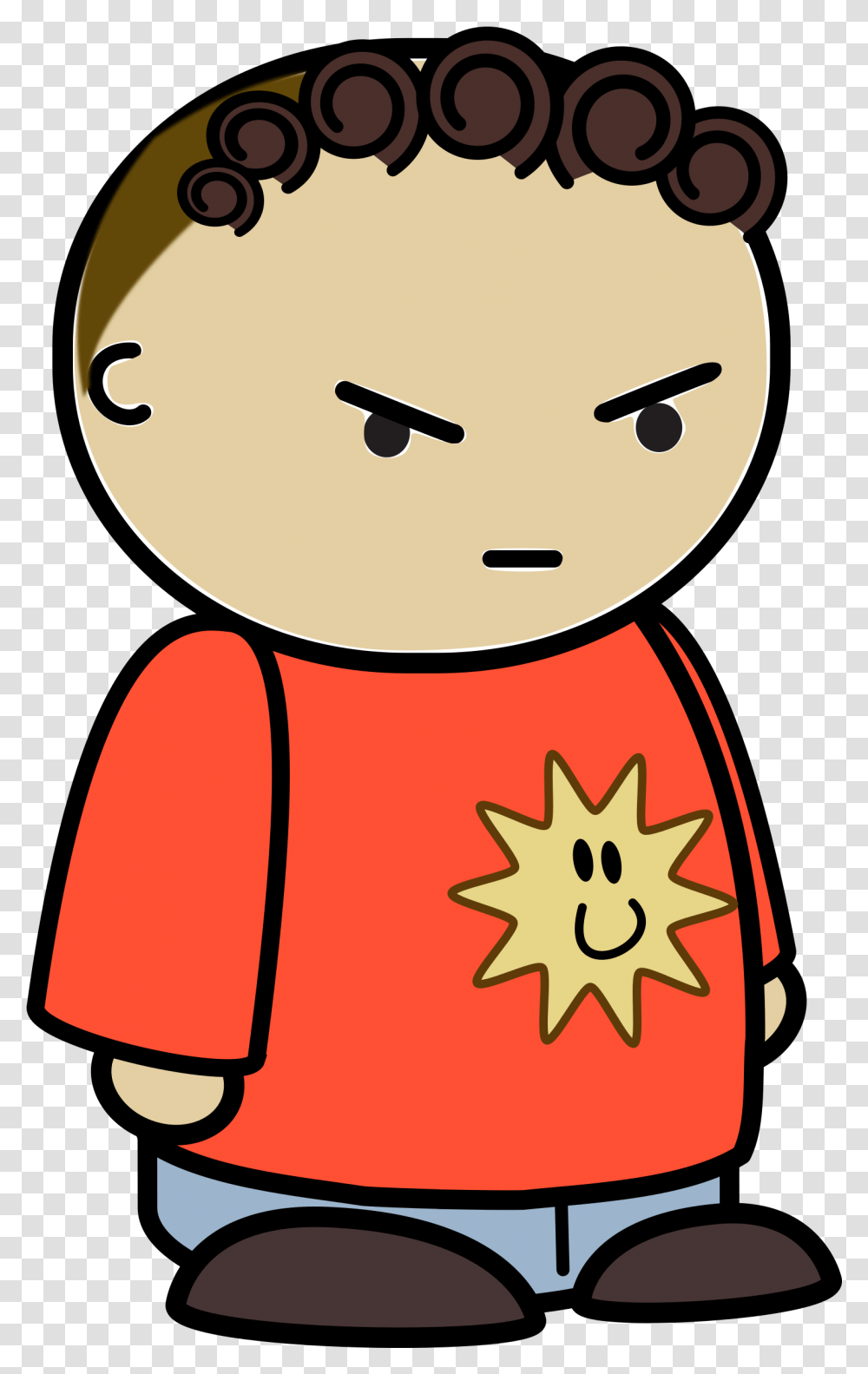 Angry Clipart Angry Kid Cartoon, Plant, Food, Toy, Room Transparent Png