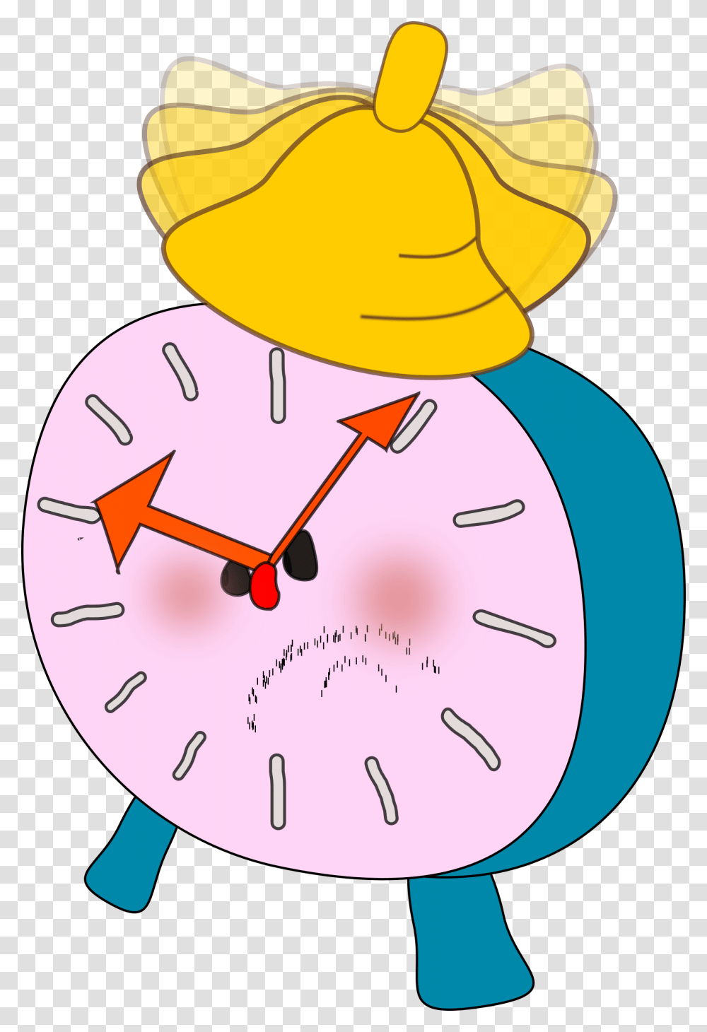 Angry Clock Clipart, Analog Clock, Alarm Clock, Wall Clock Transparent Png