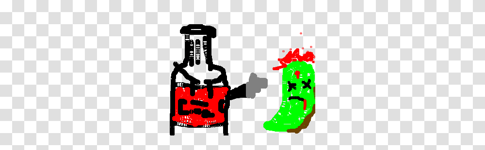 Angry Coca Cola Bottle Kills A Jalapeno, Christmas Stocking, Gift, Weapon, Weaponry Transparent Png