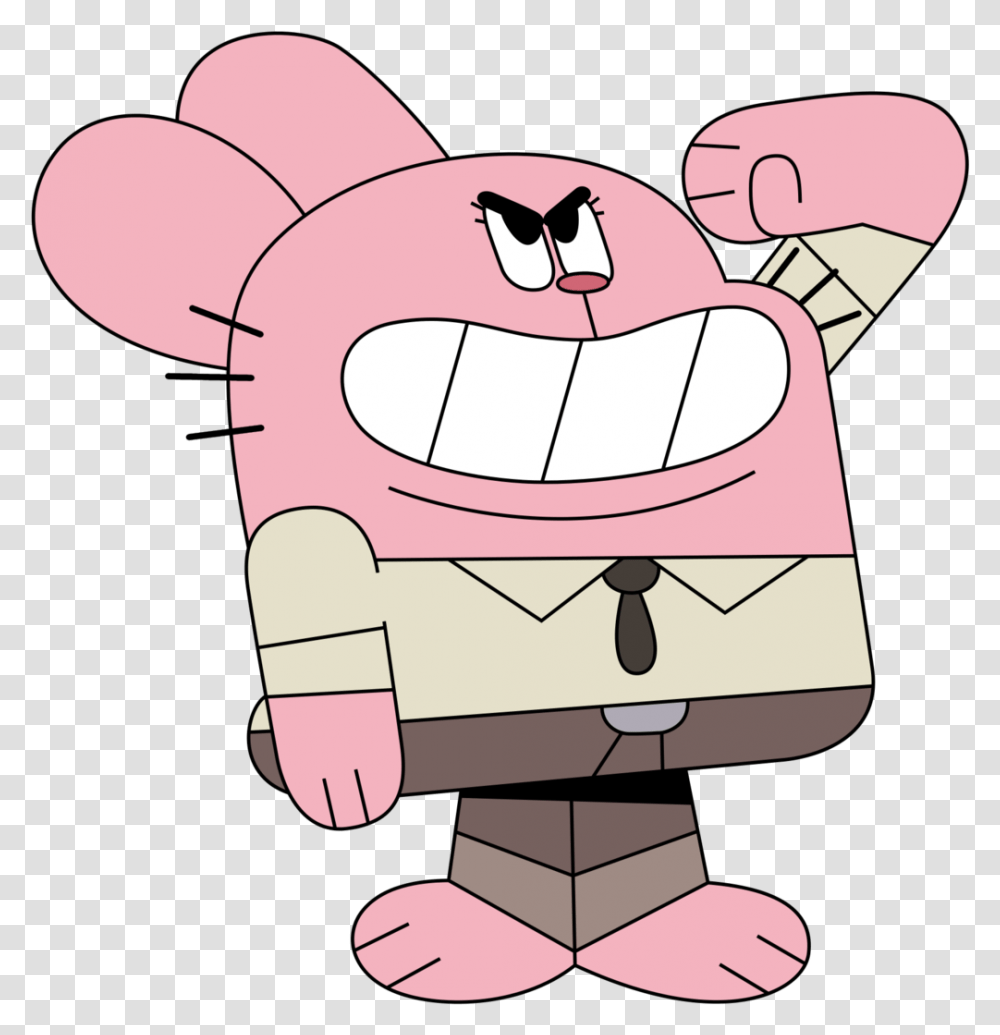 Angry Dad Clipart Dad From Amazing World Of Gumball, Plush, Toy, Pillow, Cushion Transparent Png