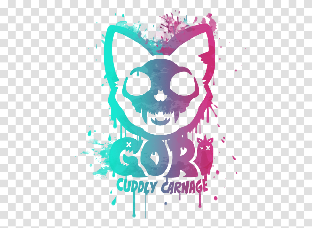 Angry Demon Studio Gori Cuddly Carnage Logo, Graphics, Art, Poster, Advertisement Transparent Png