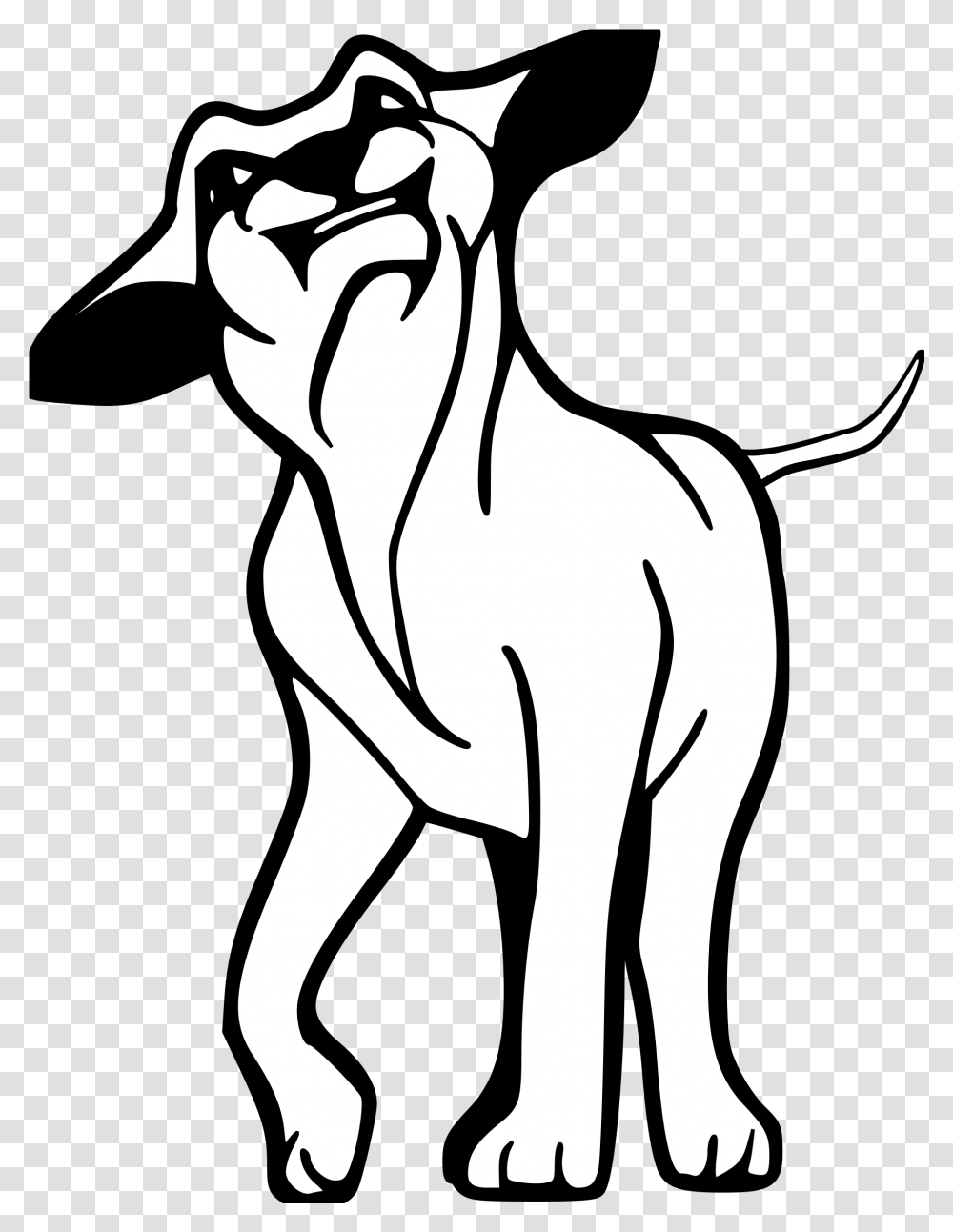 Angry Dog Files Clipart Dog Cartoon Gif, Stencil, Mammal, Animal, Pet Transparent Png